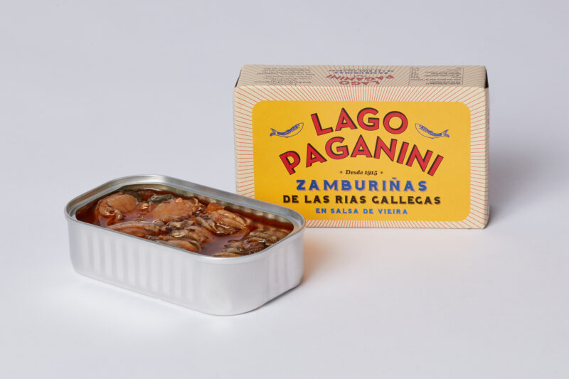 Zamburiñas de las rías gallegas en salsa de vieira. 115 g.